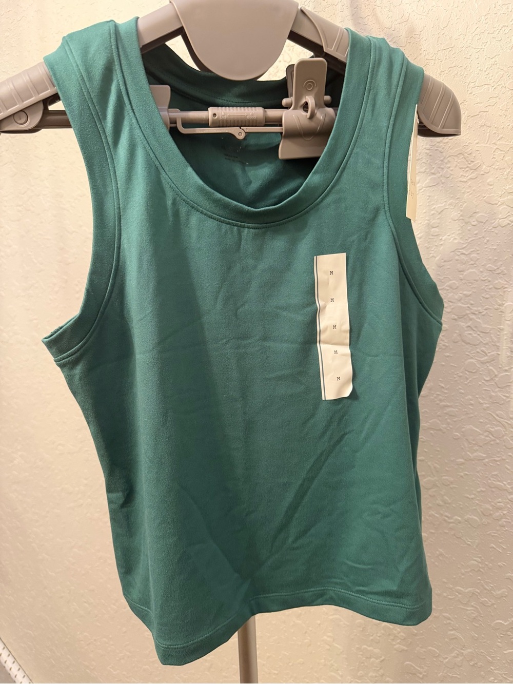 a new day Teal Green Scoop Neck Tank Top
